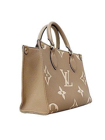 Louis Vuitton Louis Vuitton Monogram Empreinte Bicolor OnTheGo PM Handbag M45779 Tourtrell Crème 2-way bag for women (view 2)