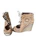 Jeffrey Campbell 100% Leather Tan Wedges Size 6 - photo 10
