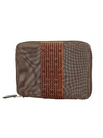Hermès Hermes Wallet/Coin Case, Herline Purse PM, Nylon, Brown, Men's/Women's (view 1)