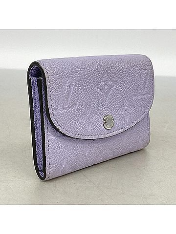 Louis Vuitton Louis Vuitton Wallet/Coin Case Monogram Empreinte Portemonnaie Rosalie M82394 Iris Women's (view 2)