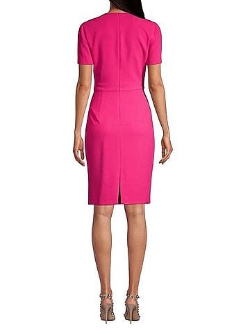 Black Halo Harbor Side-Tie Sheath Dress Cocktail Dress (view 2)