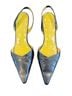 Ralph Lauren Black Blue Heels Size 8 1/2 - photo 2