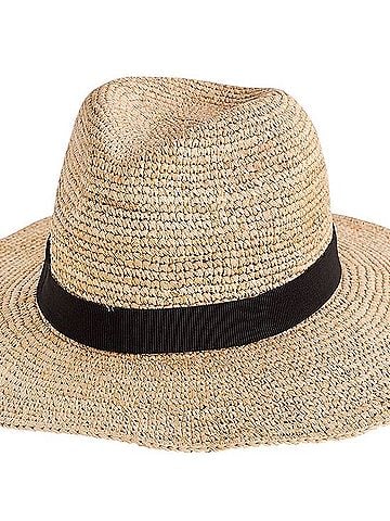 J.Crew Wide-brim packable straw hat Hat (view 1)