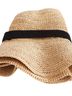 J.Crew Wide-brim packable straw hat Hat - photo 2