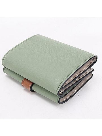 Loewe LOEWE Trifold Wallet C660TR2X03 Anagram Women's Green (view 2)
