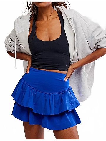 Free People Field Day Skort in Electric Shock (view 2)