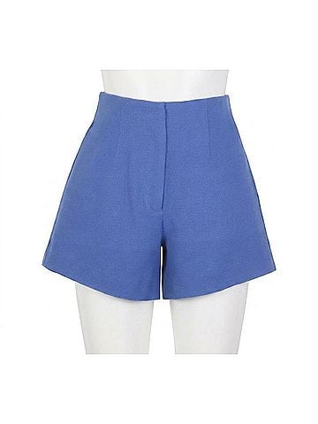Lucy Paris Women's Jovie Short in Periwinkle (view 2)