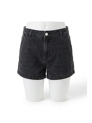 Bella Dahl Elle Playa Trouser Short in Antique Black Wash (view 1)