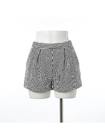 Sundays High Waist Berry Shorts in Black White (view 1)