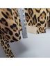 Elie Tahari Leopard Print Brown Tan Coat Size 2X - photo 9
