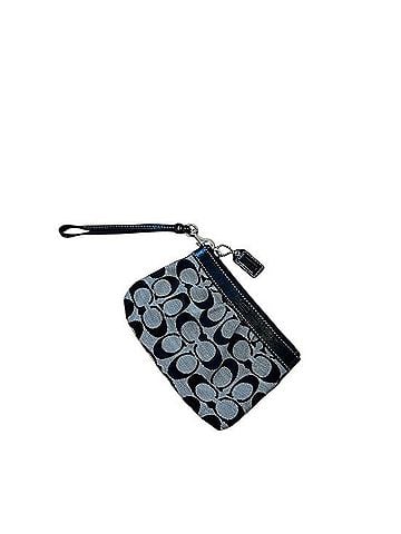Coach Y2K Black Logo Wristlet Clutch (view 1)