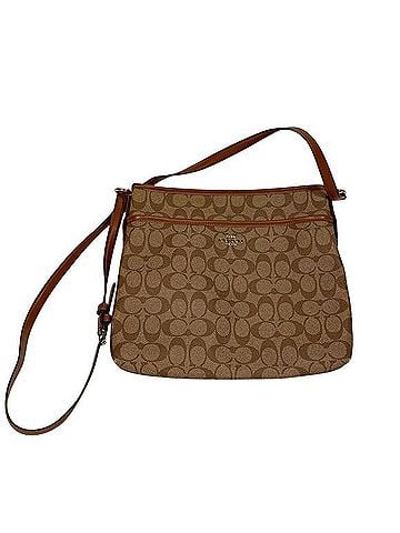 Coach Signature File Crossbody Bag Leather Belt (view 1)