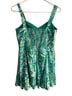 Lilly Pulitzer Floral Multi Color Green Blue Romper Size 4 - photo 2