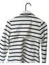 Xtaren Stripes White Black Coat Size M - photo 2