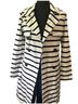 Xtaren Stripes White Black Coat Size M - photo 1