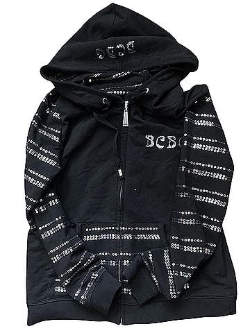 BCBGMAXAZRIA Zip Up Hoodie (view 1)