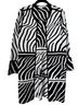 Chico's Zebra Print Black White Cardigan Size M - photo 1