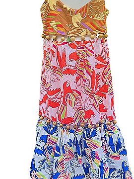 FARM Rio Mixed Color Birds Balls Casual Dress (view 2)