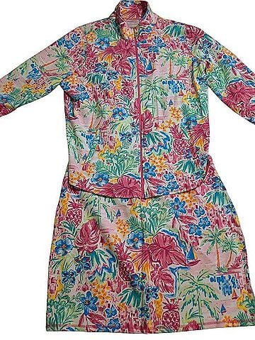 Belle By Kim Gravel Preppy French Terry Casual Dress (view 1)