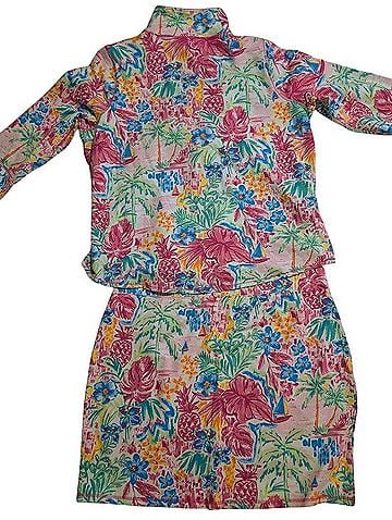 Belle By Kim Gravel Preppy French Terry Casual Dress (view 2)
