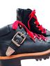 Indigo Black Red Ankle Boots Size 6 1/2 - photo 6