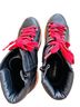 Indigo Black Red Ankle Boots Size 6 1/2 - photo 9