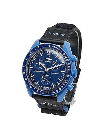Omega Omega Swatch x MoonSwatch Mission to Neptune Limited Edition Watch SO33N101-108 Quartz Blue Dial Nylon Bioceramic Men's OMEGA (view 2)