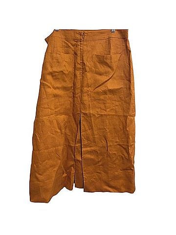 Banana Republic Linen Midi Skirt Casual Skirt (view 2)