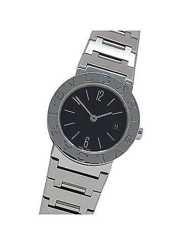 Bvlgari Bulgari BVLGARI Women's Watch, Brand: Date Quartz QZ Stainless Steel BB26SS Silver Black (view 1)