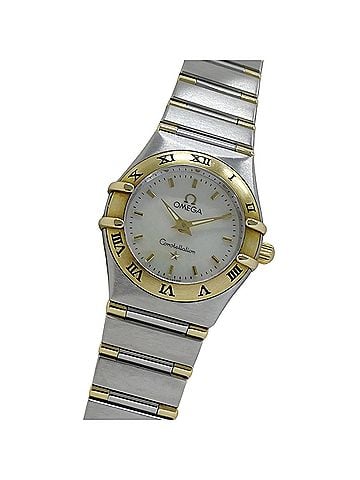 Omega Omega Constellation Mini 1362.70 Women's Watch, Brand Name, Shell Case, Quartz Movement, Stainless Steel (SS) and Gold (YG) Combination, Half Bar Case (view 1)