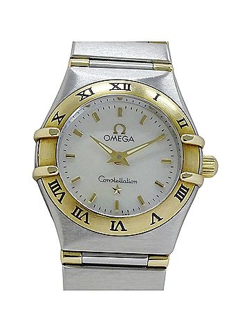 Omega Omega Constellation Mini 1362.70 Women's Watch, Brand Name, Shell Case, Quartz Movement, Stainless Steel (SS) and Gold (YG) Combination, Half Bar Case (view 2)