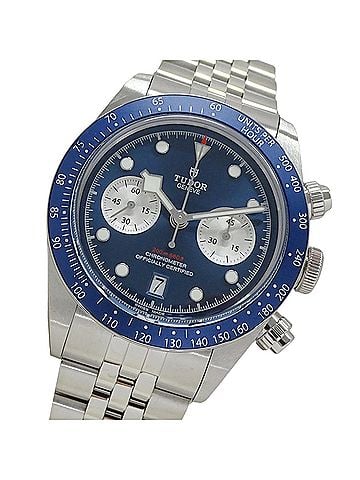 Tudor Tudor Black Bay Chrono M79360B-0002 Men's Watch, Brand Boutique Limited Edition, Automatic Movement, Stainless Steel (SS), Blue Silver (view 1)