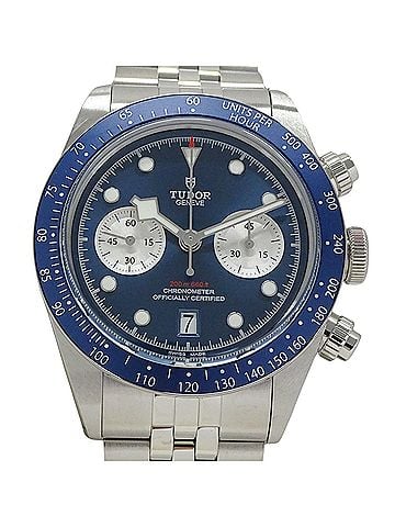 Tudor Tudor Black Bay Chrono M79360B-0002 Men's Watch, Brand Boutique Limited Edition, Automatic Movement, Stainless Steel (SS), Blue Silver (view 2)