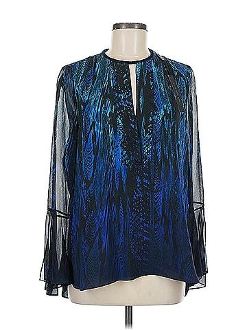Elie Tahari Elie Tahari Long Sleeve Silk Top (view 1)