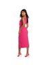 Lulus Dreamy Date Night Magenta Sleeveless Midi Dress Size Cocktail Dress - photo 2