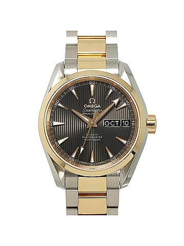 Omega Omega Seamaster Aqua Terra Two-Tone Co-Axial Annual Calendar 231 20 39 22 06 001 Men's Watch Day-Date 18K Pink Gold Automatic Self-Winding (view 1)