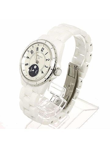 Chanel Chanel J12 Fars de Lune H3404 Moon Phase Men's Watch White Ceramic Automatic (view 2)