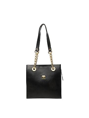 MCM MCM Chain Tote Bag Shoulder Black Leather Women's (view 1)