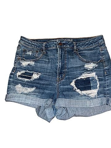 American Eagle Outfitters American Eagle super high rise shortie Denim Shorts (view 1)