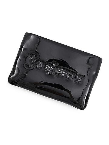 Yves Saint Laurent Yves Saint Laurent Saint Laurent Paris Wallet/Coin Case Puffy Patent 777889 SAINT LAURENT PARIS Wallet Black Coin Purse Business Card Holder/Card WALLET (view 1)