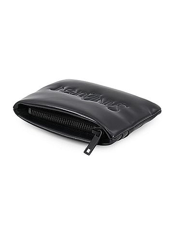 Yves Saint Laurent Yves Saint Laurent Saint Laurent Paris Wallet/Coin Case Puffy Patent 777889 SAINT LAURENT PARIS Wallet Black Coin Purse Business Card Holder/Card WALLET (view 2)