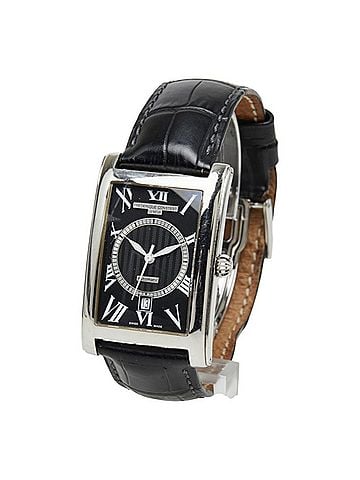 Frederique Constant Frederique Constant Classic Carre Automatic Watch FC-303BS4C26 FC-303 310 315X4C4 5 6 Winding Black Dial Stainless Steel Leather Men's FREDERIQUE CONSTANT (view 2)