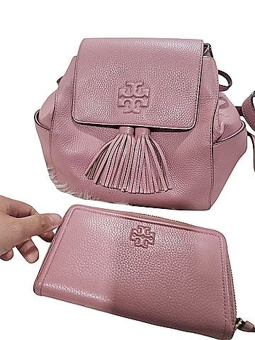 Tory Burch Leather Backpack (view 2)
