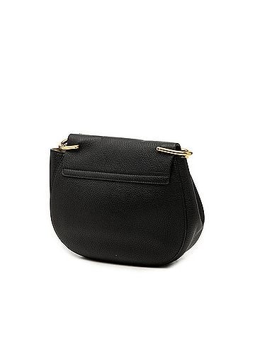 Chloé Chloé Chloe Drew Crossbody Chain Shoulder Bag, Black Leather, Women's (view 2)