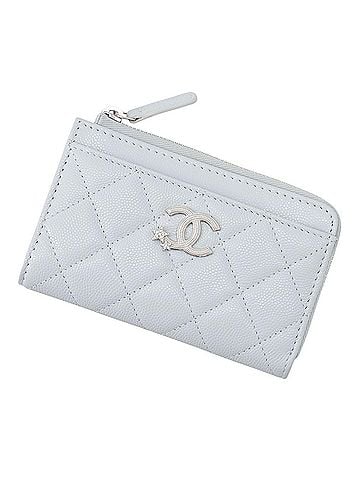 Chanel Chanel Wallet/Coin Case Matelassé Coco Mark Star Fragment Caviar Skin AP3732 CHANEL Wallet Business Card Holder/Card Women's WALLET (view 1)