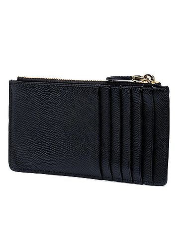Prada Prada Saffiano Fragment Case Wallet/Coin Purse 1MC054 Black Leather Women's PRADA (view 2)