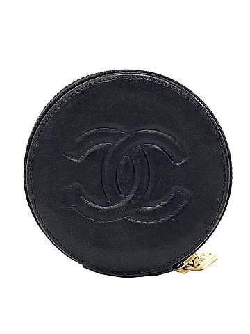 Chanel Chanel Camellia Gold Hardware Coin Case Calfskin Women's CHANEL (view 2)