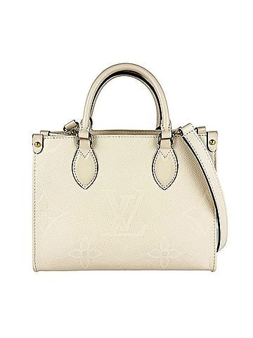 Louis Vuitton Louis Vuitton LOUIS VUITTON Shoulder Bag Handbag Monogram Empreinte OnTheGo PM Cream Women's M46569 z11085 (view 1)