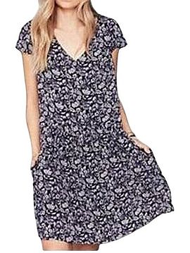 Garnet Hill Bohemian Pocket Detail Dress Casual Dress (view 1)