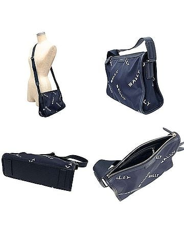 Bally BALLY Shoulder Bag CODE MESSENGER S 6306633 Navy (view 2)